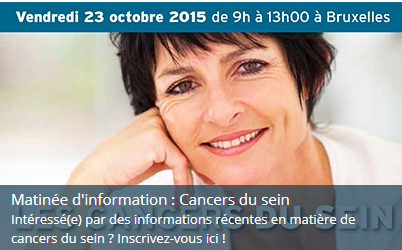 Matinée d'information - cancer du sein - 2015